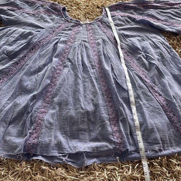 Oli & Hali The Lila Lace Bell Sleeve Tunic Top Size M - Picture 6 of 9